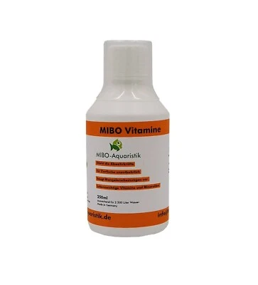 MIBO AQUARISTIK (19,96 €/L) MIBO Vitamine für gesunde Fische im Aquarium Futterzusatz 250 ml