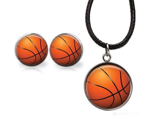 COACH Orecchini e pendenti per ragazze basket collana corda giocatore sportivo allenatore regalo
