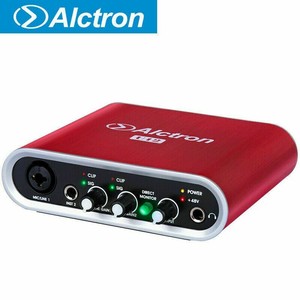 USB Audio Interface External USB Sound Card RCA 48V Phantom Power In