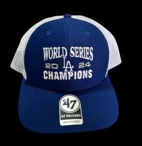Men's 47 Royal Los Angeles Dodgers 2024 World Series Champions Trucker - Picture 1 of 7