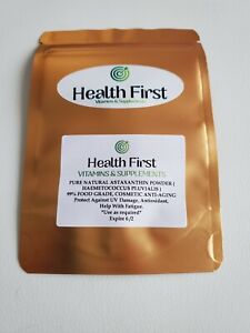 Pure Natural Astaxanthin Powder Cosmetic Anti-Aging,UVA Damage Antioxidant  10gm