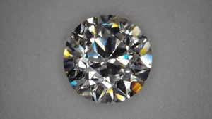 Mit Video: Altschliff Diamant im old european cut, 0,67 ct F Si1 5,6 mm, ~ 1930 - Bild 1 von 23