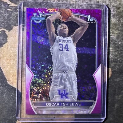23 Bowman University Oscar Tshiebwe Pink /150 1st Bowman 🔥🔥🔥 - Image 1 of 4