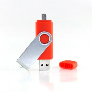 UNIREX OTG USB STICK SWIVEL Rot 32GB mit Mini USB für Android geeignet - Bild 1 von 8