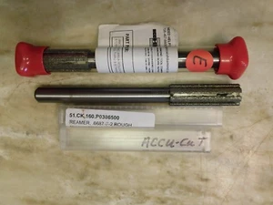 2-PCS-ACCU-CUT, .6687" DIA. DIAMOND ROUGH REAMER-ADJUSTABLE- COOLANT - Picture 1 of 3