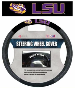 Cubierta de volante de malla automática NCAA College LSU Tigers - Imagen 1 de 1