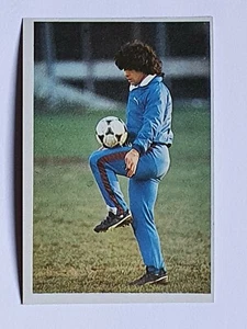 Diego Maradona training FC Barcelona #39 very rare sticker Cromo Esport 1984 - Afbeelding 1 van 8