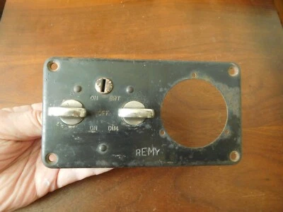 Interruptor de iluminación de encendido Remy 1917 1922 castaño rojizo Jackson Oakland Olds McLaughlin Foto 1 de 4