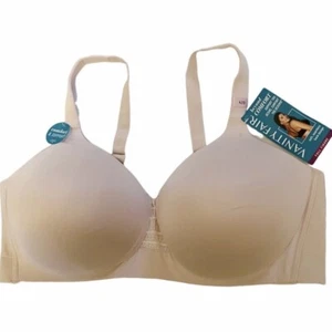 NWT $46 VANITY FAIR Full Figure Bra SIZE 42D Beige Style 71282 Comfort Seamless - Picture 1 of 7