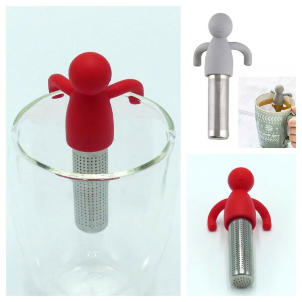 Set Of 4 Flower Shaped Silicone Tea Strainers Infuser Photo Related