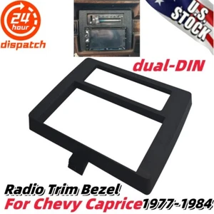 Radio Trim Bezel For Chevy Chevrolet Impala/ Caprice Box 1977-1984 Double Din - Picture 1 of 6