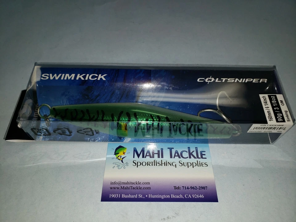 Shimano Green Mackerel CURRENT SNIPER SWIM KICK Jigs (COL16KIGM) Fishing