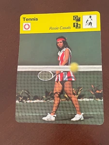 1978 Sportscaster Card #29-11 - Rosie Casals - Tennis - MT - Picture 1 of 2