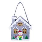 Christmas Decor Mini Santa Claus House Candy Hand Bag Home Pendant Party Supply