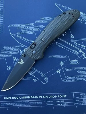 Benchmade 551BK-1301 Limited Edition Griptilian 3.45" M4 2013 Shot Show - Image 1 of 4