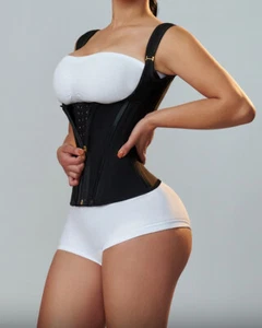 Fajas Reductoras Colombianas Waist Trainer Body Shaper Tummy Control Girdle Top - Picture 1 of 13