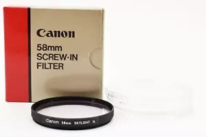**TOP MINT+ Almost unused** Canon 58mm Screw-In Filter Skylight 1x Japan 2148104 - Picture 1 of 7