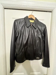 Vintage Women’s Harley Davidson Leather Jacket And Chaps Set - Picture 1 of 19
