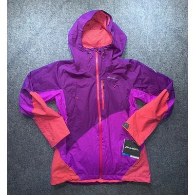 Chaqueta de esquí con capucha Eddie Bauer First Ascent para mujer S púrpura rosa impermeable nueva con etiquetas Foto 1 de 4