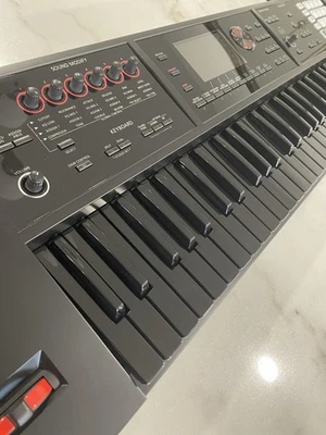 Roland FA-06B 61-key Music Workstation Ver.2  Limited Color ALL BLACK w/ bag - Image 1 of 4