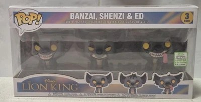 Funko Pop Vinilo Disney El Rey León - Paquete de 3 Banzai, Shenzi y Ed  Foto 1 de 4