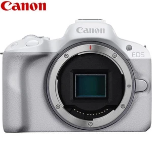 Canon EOS R50 Mirrorless Camera Body Only White - Afbeelding 1 van 12