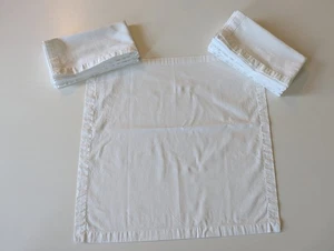 Juego de 8 servilletas de tela de algodón blanco caja y barril 20"x20" - Imagen 1 de 3