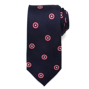 Corbata Marvel Capitán América Marina - Imagen 1 de 5