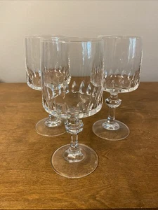 Set of 3CRISTAL D'ARQUES-DURAND Vendome Taille Lance Cordial Glasses - Picture 1 of 1