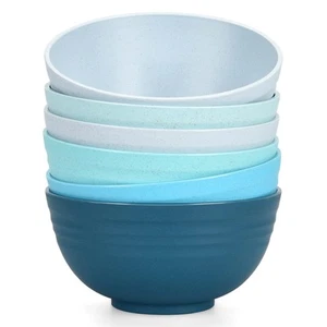Unbreakable Cereal Bowls 25 OZ Microwave and Dishwasher Safe BPA-Free Eco-Fri... - Picture 1 of 6