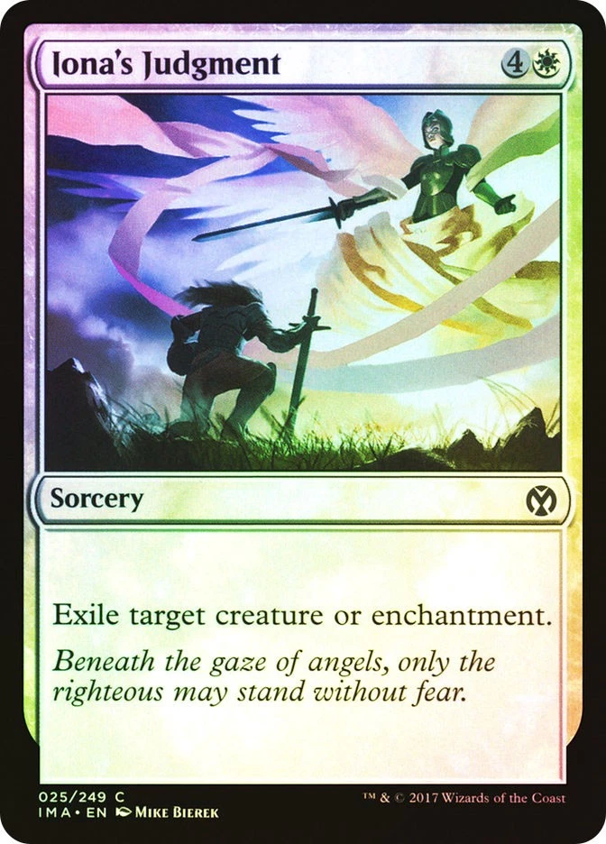MTG FOIL Iona's Judgment  - Iconic Masters #025 - Image 1 of 1