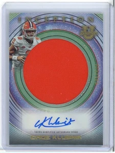 Parche Jumbo Cade Klubnik 2022-23 Bowman Inception University/199 #IAJR-CK Automático - Imagen 1 de 2