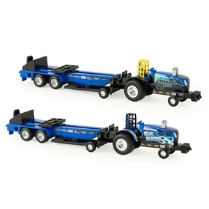 Ertl 1/64 New Holland Blue Blazes Midnight Blue Pulling Tractors Sleds 37940-SET - Picture 1 of 3