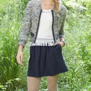 Gonna skater Matilda Jane nera grande nuova con etichette ecopelle scamosciata corta elastica nuova con etichetta - Foto 1 di 7