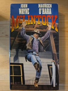 VHS tape - McLintock With John Wayne 1963, VHS Release 1993. - Foto 1 di 2