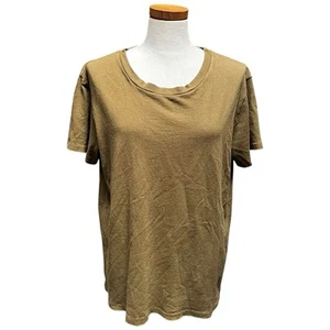 Camiseta Top Nili Lotan Brady Para Mujer Oliva Envejecida Talla Grande Hecha en EE. UU. - Imagen 1 de 4