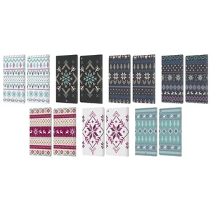 HEAD CASE DESIGNS KNITTED CHRISTMAS PRINTS LEATHER BOOK CASE FOR AMAZON FIRE - Picture 1 of 13