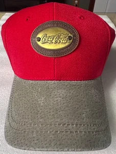 Coca-Cola Baseball Hat - Coke Hat - Metal Emblem - One Size - Authentic Coke - Picture 1 of 10