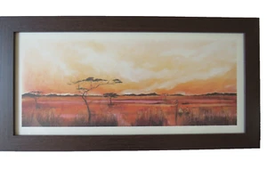 Bhundu Landscape IV Print of a Painting by Emilie Gerard African Landscape Scene - Picture 1 of 11