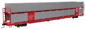 Walthers 910-8103 HO Scale 89' Bi-Level Shielded Auto Rack AT&SF Santa Fe #88023 - Picture 1 of 4