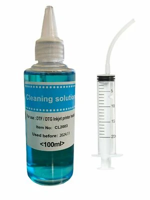 100ml Cleaning Solution Cleaning Fluid Printhead Cleaner for DTF DTG Printers - Image 1 of 3