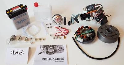 Umrüstsatz Zündanlage Zündung VAPE M-G Simson Schwalbe KR51/1 KR51/2 12V 35W  - Bild 1 von 2