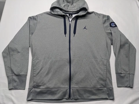 Air Jordan Jumpman Men's Georgetown Hoyas Therma Fit Full Zip Hoodie Jacket 3XL Cover