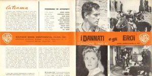 JEFFREY HUNTER - Vintage Italian Press Book SERGEANT RUTLEDGE 1960 - Imagen 1 de 1