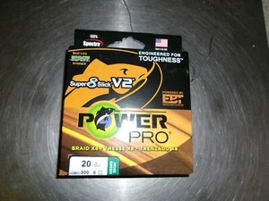 PowerPro Super 8 Slick V2 Braided Fishing Line - Moss_Green - 20lb - 300yd - Picture 1 of 1