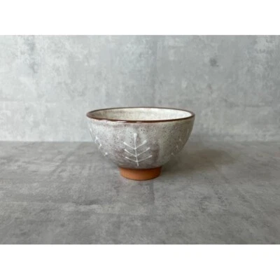 Tazón de arroz japonés con patas de cerámica pintado a mano Seto Ware cena regalo cocina Foto 1 de 4