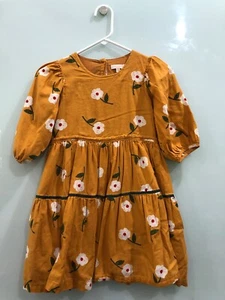 Pre Owned Pink Chicken Inca Gold Flower Maribelle Dress Size 10Y - Picture 1 of 6