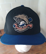 Biloxi Shuckers New Era Authentic Collection Cap 59FIFTY Fitted Hat Black 7 1/2