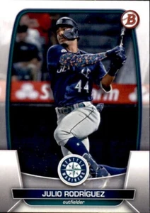 2023 BOWMAN BASE PAPER #96 JULIO RODRIGUEZ SEATTLE MARINERS - Picture 1 of 2