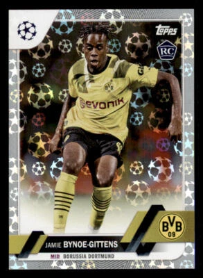 2022-23 Topps UEFA Club Competitions Starball #43 Jamie Bynoe-Gittens - Image 1 of 2